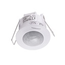 Bevægelsessensor til indbygning - LED venlig, hvid, PIR infrarød, IP20 indendørs