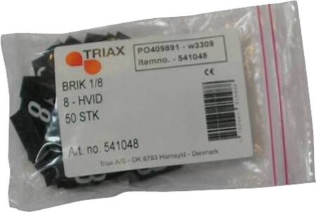 BRIK   HVID  8    KS 1/8