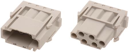 HAN-MODULAR STIKINDSATS HAN E 6P HUN