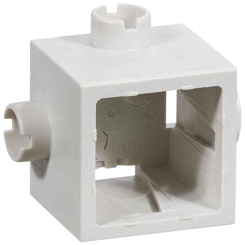 Dåse for blank mur lysegrå