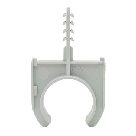 RØR OG KABELCLIPS 20MM MED PLUG