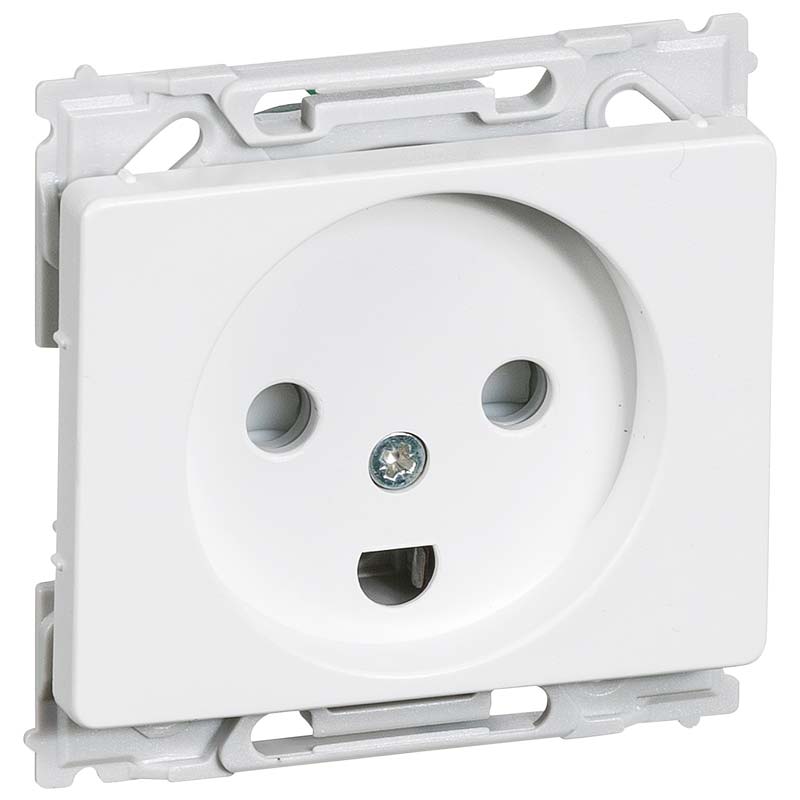 OPUS 66 indsats kombi stikkontakt 2-pol med jord