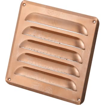 Jalousirist med insektnet 150 x 150 mm, kobber, type 152.1