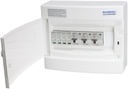 Færdigmonteret gruppetavle - 3xKombi 10A 1P+N + Transient