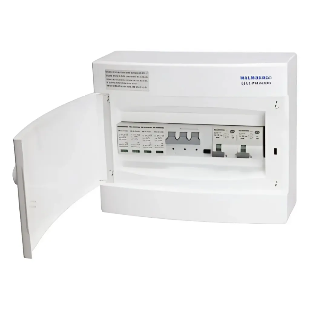 Færdigmonteret gruppetavle -  1xKombi 16A 3P+N + 2xKombi 10A 1P+N + Transient