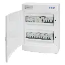 Færdigmonteret gruppetavle – 2x16A 3P+N + 3x10A 1P+N + 1xKombi 10A 1P+N + Transient