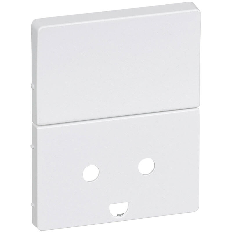 Opus 66 tangent for stikkontakt med afbryder hvid