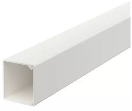 KABELKANAL 30X30 MM PERLEHVID RAL 9016