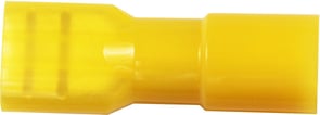 HELISO. SPADEMUFFE 4-6MM² 6,3X0,8 GUL
