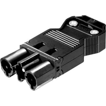 GST18i3 Stik Skrue Han 3P 0,75-2,5mm² Ø6,5-10,5 mm Sort