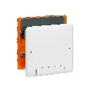 Batibox Mediabox 1x5M, hvid, 142x142x50 mm