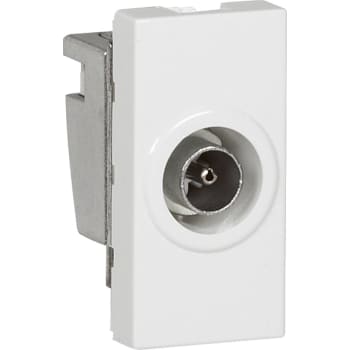 Mosaic enkelt TV stik, han, Ø9,52 mm