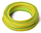 Installationsledning H07Z1-U Hf 1x1,5 R-100 grøn/gul