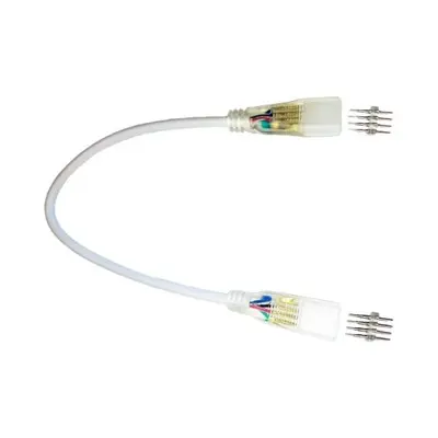 Mellemstykke til LED strip - RGB bånd - 230V indgang - Forlæng forbindelsen mellem LED strips og strømkilde