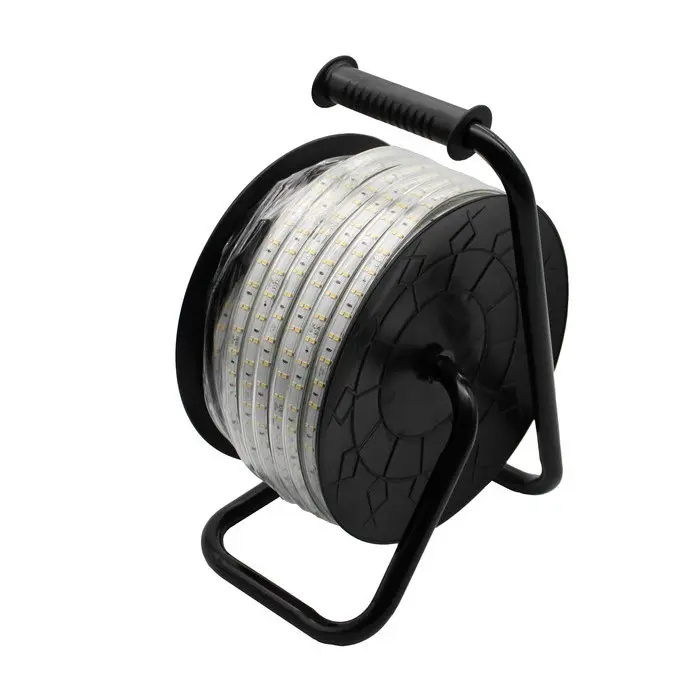Arbejdslys 50m strip på tromle - 230V, IP67, 120 LED/m, 9W/m, 1320 lm/m, RA80
