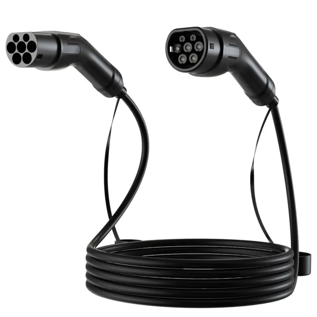 LADEKABEL TYPE 2, 3-FASET, 11KW, 7 M