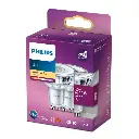 Philips LED 4,6W (50W) GU10 2700K 355lm 2-pak