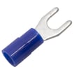 Isol. ABIKO gaffelkabelsko KA2543G-PB, 1,5-2,5mm2 M4, Blå