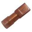 Helisol. ABIKO spademuffe KA1503FLSF5-PB, 0,5-1,5mm2, 2,8x0,5, Rød
