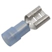 Isol. ABIKO spademuffe KA2507FLS-PB, 1,5-2,5mm2, 6,3x0,8, Blå