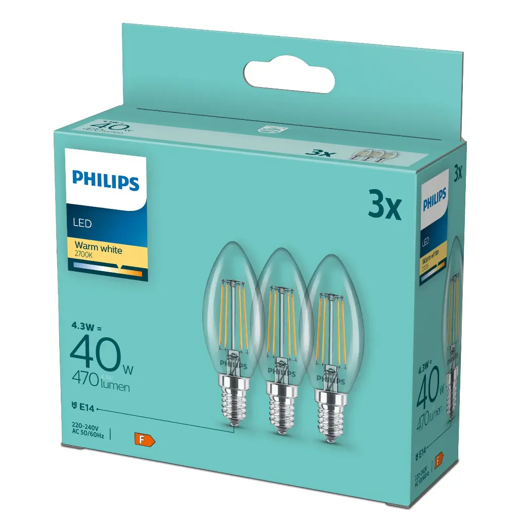 LED classic 40W B35 E14 WW CL ND3PFDisc