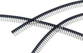 Isoleret båndterminalrør gul 1mm2 L=8mm (500 stk.)