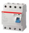 HPFI fejlstrømsafbryder 80A, 4 polet, udløsestrøm 30mA, Type A, 400V AC, 70mm bred F204A-80/0,03