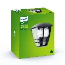 Creek wall lantern black 1x60W 230V