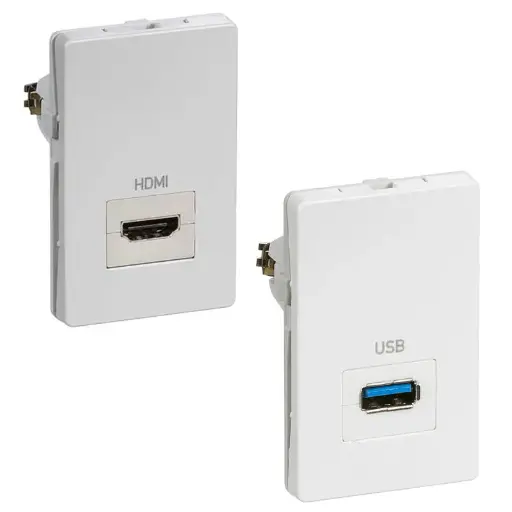 El materiel / TV, Antenne & Radio / HDMI & USB Udtag