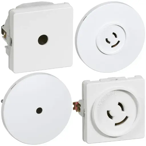 Lauritz Knudsen / LK. Fuga / LK Fuga Hvid / LK Fuga Lampeudtag HV