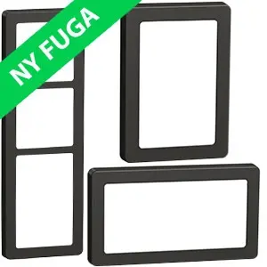 Lauritz Knudsen / LK. Fuga / LK Fuga Koksgrå / LK Fuga Rammer Koksgrå / LK Fuga BASE 63 rammer - koksgrå