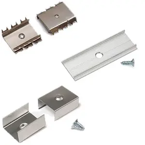LED / LED Strips / Alu profiler til LED bånd / Montagebeslag til alupro
