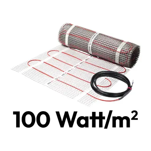 EL Varme / Elgulvvarme / Devi / Gulvvarme måtter, 100 Watt/m²