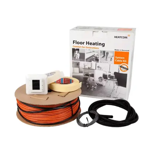 EL Varme / Elgulvvarme / Heatcom / Gulvvarme kabel kit HC50