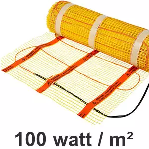 EL Varme / Elgulvvarme / Heatcom / Gulvvarmemåtter, 100 Watt / m²