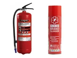 Elektronik H / Alarm og videoovervågning / Brandslukning