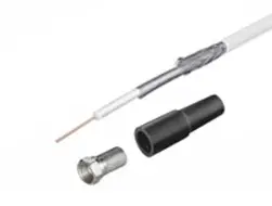 Elektronik H / Antennemateriel / TV antennekabel u. stik