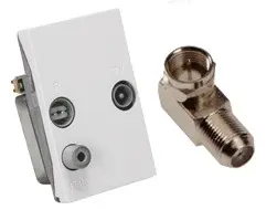 Elektronik H / Antennemateriel / Antennevægdåser