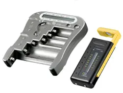 Elektronik H / Batterier og ladere / Batteritestere