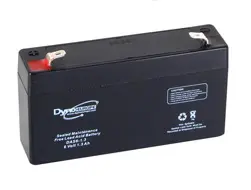 Elektronik H / Batterier og ladere / Blybatterier, 6V