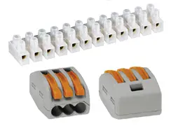 Elektronik H / El-materiel / Klemrækker og muffer