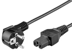 Elektronik H / El-materiel / Strømkabel m. stik