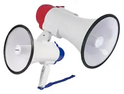 Elektronik H / Højttalere og PA systemer / Megafoner