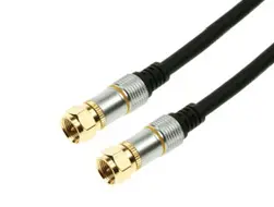 Elektronik H / Kabler og tilbehør / COAX antennekabler m. stik