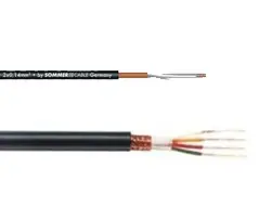 Elektronik H / Kabler og tilbehør / Mikrofonledning (metervare/rulle)