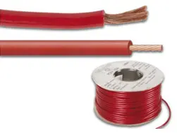 Elektronik H / Kabler og tilbehør / Monteringsledning - PVC (metervare/rulle)