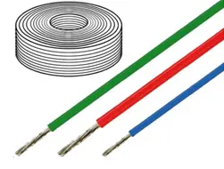 Elektronik H / Kabler og tilbehør / Monteringsledning - Silikone (metervare/rulle)