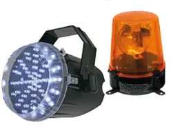 Elektronik H / Lyd- og lysudstyr / Stroboskoper og blinklys