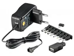 Elektronik H / Strømforsyninger / Netadaptere, DC ud
