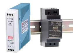 Elektronik H / Strømforsyninger / Strømforsyninger i DIN-skinnekabinet